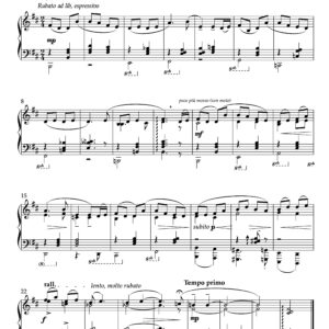 Pentatonic Sketch No. 1 "Largo" - Score